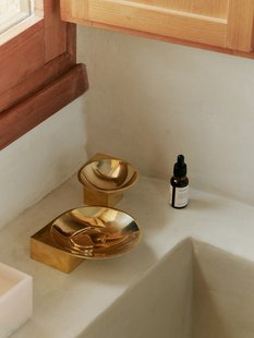 Ferm Living Santany schaal - messing - Ø14 cm