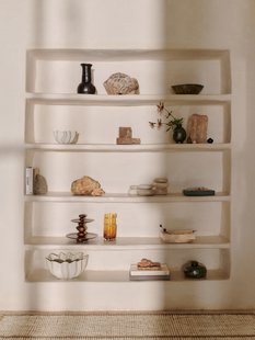 Ferm Living Muro vaas - recycled amber - H 23 cm