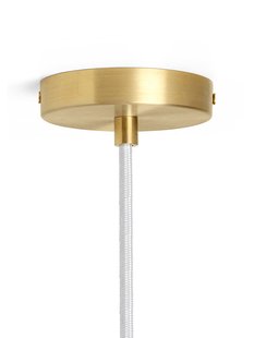Ferm Living Vuelta hanglamp II - wit/messing - 100cm