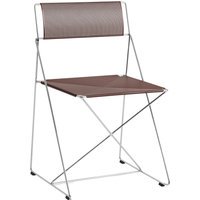 HAY X-Line stoel chroom - iron red