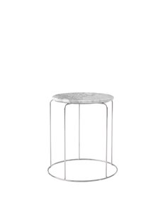 &Tradition Draadkruk VP11 met marmeren blad - bianco carrara