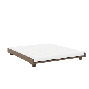 Karup Design Sociaal Bed - 106 Carob brown lacquered - ohne Rückenlehne - zonder bijzettafel - 180 x 200 cm