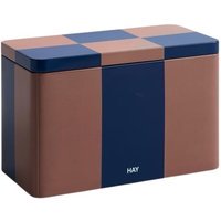 HAY Blikken Container Medium - HAYTinContainerBrownMidnightBlue