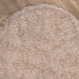 Nohr Rond Vloerkleed 'Kawanda' 200cm, kleur Beige