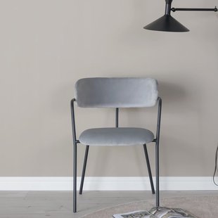 Nohr Eetkamerstoel 'Saverio' Velvet, kleur Grijs