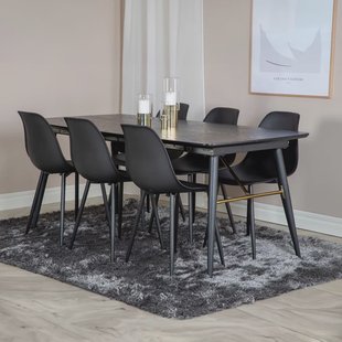Nohr Uitschuifbare Eettafel 'Frisco' MDF, 180/220 x 85cm