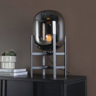 Nohr Tafellamp 'Syed' Glas, kleur Zwart