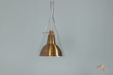 Nohr Hanglamp 'Jawara' Glas, kleur Goud