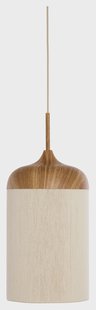 Light & Living Hanglamp 'Dania' Houtlook en touw, 16cm