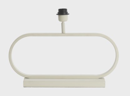 Light & Living Tafellamp 'Jamiro' 29cm, kleur Crème (excl. kap)