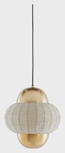 Light & Living Hanglamp 'Cetara' Kralen, 26cm, kleur Zilver/Brons