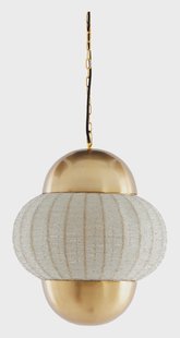 Light & Living Hanglamp 'Cetara' Kralen, 33cm, kleur Zilver/Brons