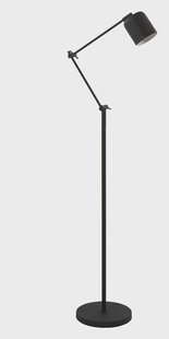 Light & Living Vloerlamp 'Rijeka' 150cm, kleur Mat Zwart