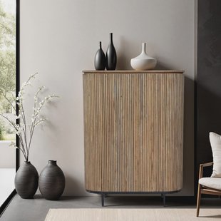 Livingfurn Opbergkast 'Lausanne' Teakhout, 150 x 115cm