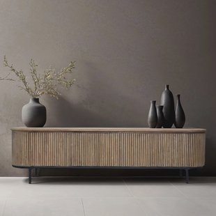 Livingfurn TV-meubel 'Lausanne' Teakhout, 210cm