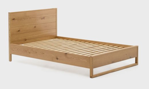 Kave Home Bed 'Alguema' Eiken, 90 x 200cm