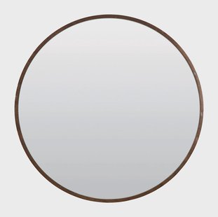 Light & Living Ronde Spiegel 'Mamali' Mangohout, 68cm