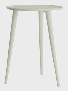 Light & Living Ronde Bijzettafel 'Babina' 36cm, kleur Crème