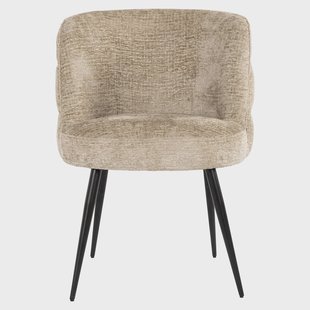 Richmond Eetkamerstoel 'Stella' Chenille, kleur Desert