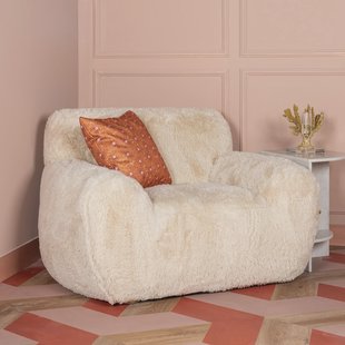 Richmond Fauteuil 'Comfy' Fluffy, kleur Zand