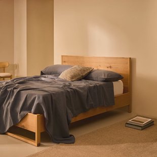 Kave Home Bed 'Alguema' Eiken, 160 x 200cm