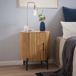 Artistiq Nachtkastje 'Bethann' Mangohout, 50 x 40cm