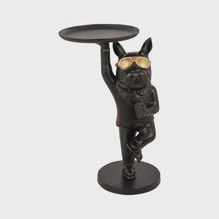 Richmond Bijzettafel 'Bullie' 65cm, kleur Zwart/Goud