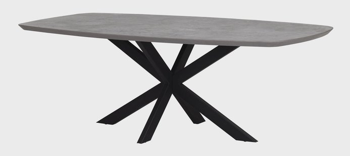 DTP Home Deens Ovale Eettafel 'Vito' Mortex, 225 x 105cm