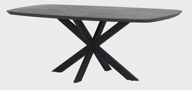 DTP Home Deens Ovale Eettafel 'Vito' Mortex, 200 x 100cm