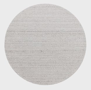 MUST Living Rond Vloerkleed 'Nirvana ' 150cm, kleur Grijs