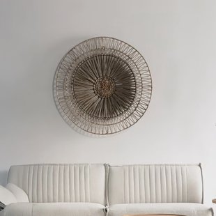 MUST Living Wanddecoratie 'Camellia' Abaca en mendong