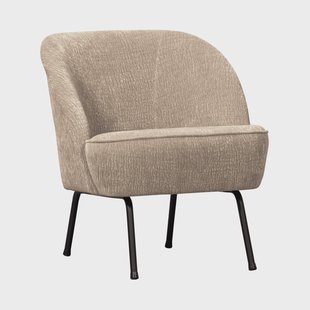 WOOOD Fauteuil 'Vogue' Chenille, kleur Zand