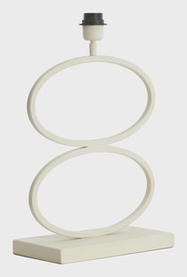 Light & Living Tafellamp 'Stelius' 42cm, kleur Crème (excl. kap)