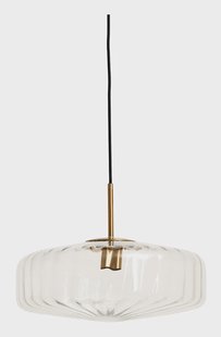 Light & Living Hanglamp 'Pleat' Glas, 40cm, kleur Transparant