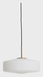 Light & Living Hanglamp 'Pleat' Glas, 30cm kleur Mat Wit