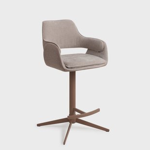 Jesper Home Barkruk 'Oketo' Draaibaar, kleur No Grey Mouse (zithoogte 65cm)