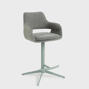 Jesper Home Barkruk 'Oketo' Draaibaar, kleur Green Midori (zithoogte 65cm)