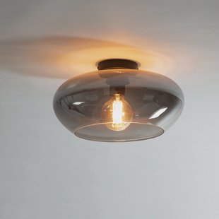LifestyleFurn Plafondlamp 'Hadassa' 40cm, kleur Smoke