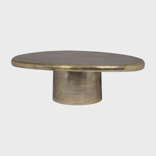 Richmond Organische Salontafel 'Pulitzer' 106 x 82cm, Brushed Gold