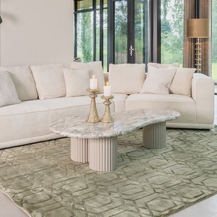 Richmond Organische Salontafel 'Coronel' Marmer, 150 x 80cm