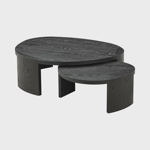 Richmond Organische Salontafel 'Navarino' Set van 2 stuks, 115 x 90cm