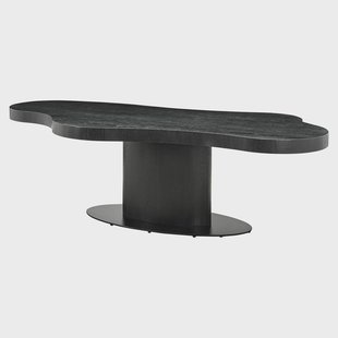 Richmond Organische Eettafel 'Bogor' Eiken, 265 x 115cm, kleur Donkerbruin