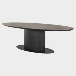 Richmond Ovale Eettafel 'Gordon' Eiken, 300 x 115cm, kleur Dark Coffee