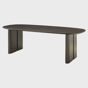 Richmond Ovale Eettafel 'Durban' Met verstelbare poten, Eiken, 250 x 100cm, kleur Bruin
