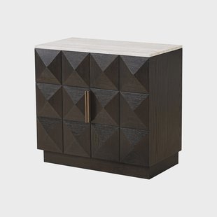 Richmond Dressoir 'Claremont' Eiken en travertin, 85cm