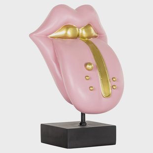 Richmond Decoratie 'Tongue' 33cm, kleur Roze