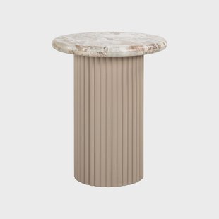 Richmond Ronde Bijzettafel 'Coronel' Marmer, 50cm
