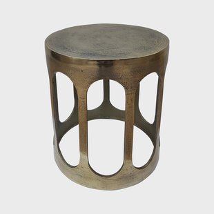 Richmond Ronde Bijzettafel 'Du Pont' 45cm, kleur Brushed Gold