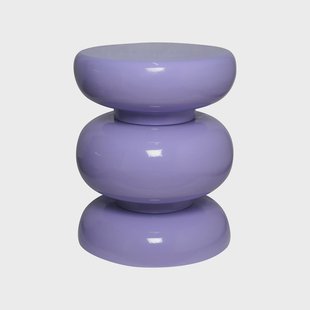 Richmond Ronde Bijzettafel 'Jari' 35cm, kleur Paars