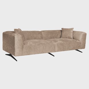 Richmond 3-zits Bank 'Hoxton' Chenille, kleur Beige